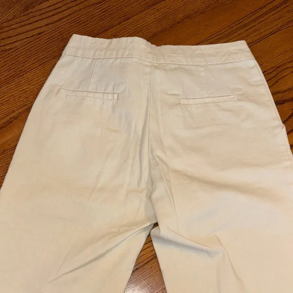 Cream Straight-Leg Pants - Picture 3 of 5
